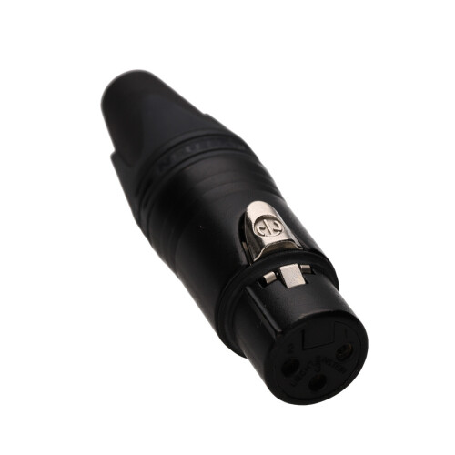 kenable Neutrik NC3FXX Female 3 Pin XLR Microphone Solder Line Socket Black