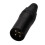 kenable Neutrik NC3MXX Male 3 Pin XLR Microphone Solder Line Plug Black 1
