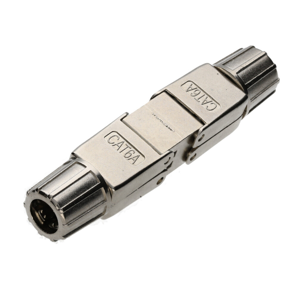 Kenable Cat6a Ftp Inline Punch Down Coupler Joiner Ethernet 8P8c Cable Metal