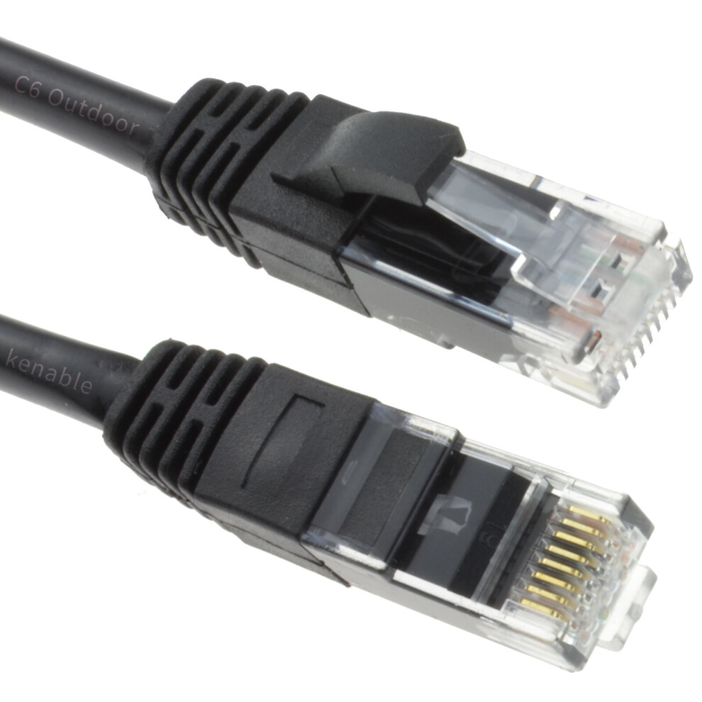 kenable Outdoor External CAT6 COPPER UTP Network Cable GigaBit Ethernet Patch Lead 40m