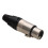 kenable Neutrik NC3FXX Female 3 Pin XLR Microphone Solder Line Socket Silver 4
