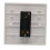 kenable kenable 1 Gang 2 Way 10A Single Light Switch Rounded Faceplate White 2