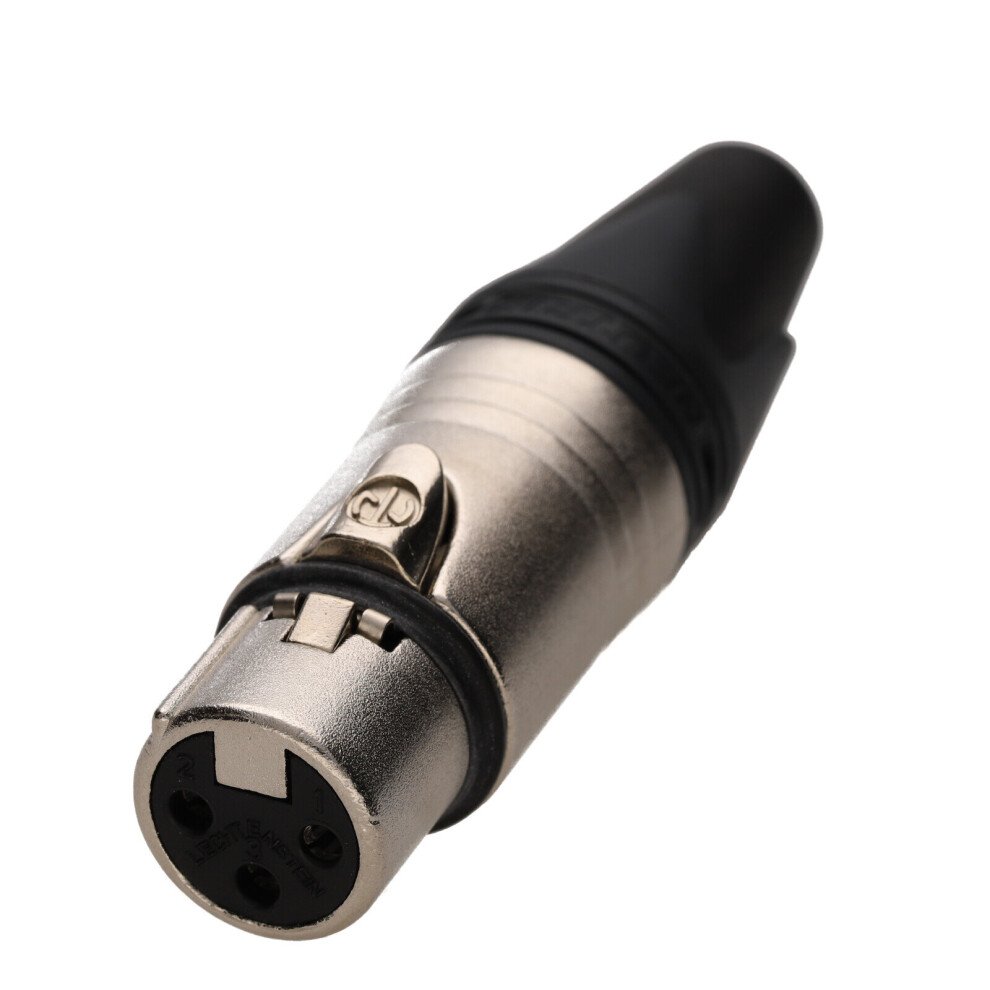 Kenable Neutrik Nc3fxx Female 3 Pin Xlr Microphone Solder Line Socket Silver