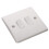 kenable kenable 2 Gang 2 Way 10A Double Light Switch Rounded Faceplate White 4