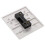 kenable kenable 1 Gang 2 Way 10A Single Light Switch Rounded Faceplate White 4