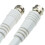 kenable kenable TWIN Satellite Moulded F Type Plug to Socket RG6 Extension Cable  3m White 5