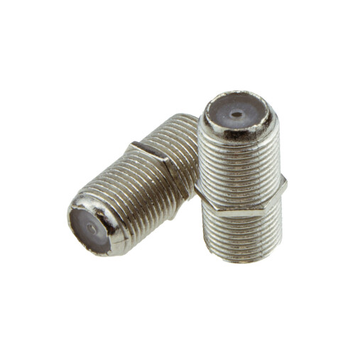kenable kenable TWIN Satellite Moulded F Type Plug to Socket RG6 Extension Cable  3m White 2