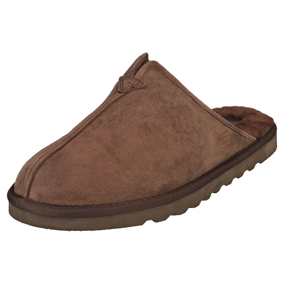 Skechers Renten Palco Mens Slippers Sandals in Chocolate - Size 7 UK
