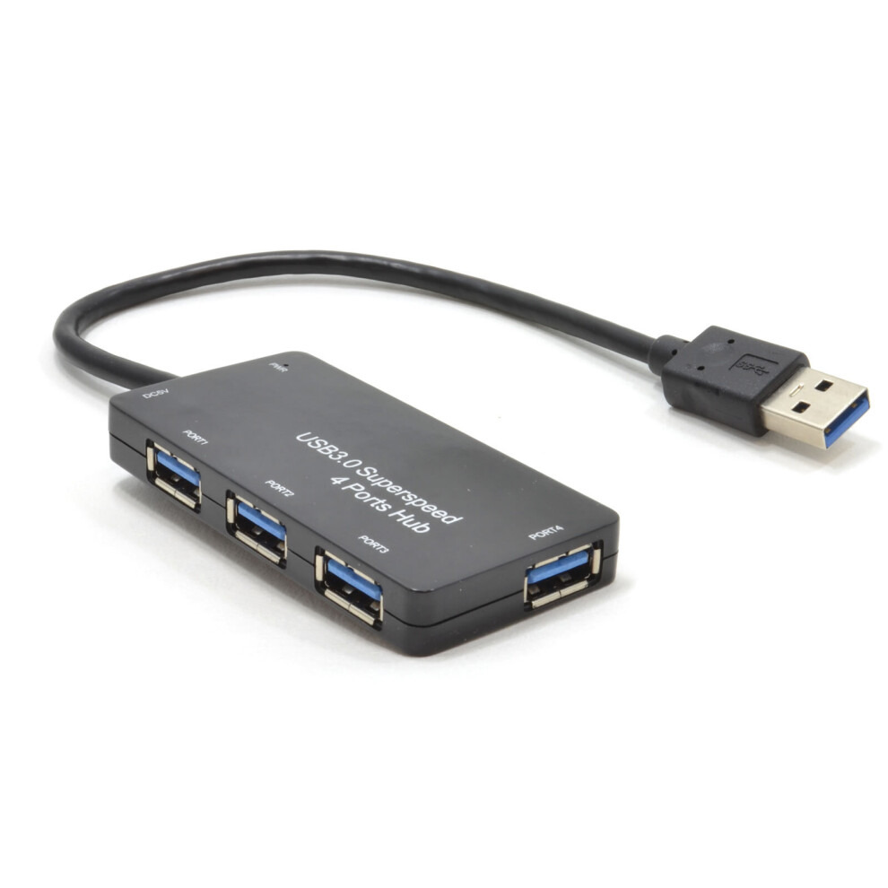 Kenable Usb 3.0 Superspeed 4 Port Usb Hub Up To 4 Devices To 1 Usb Port 5Gbps