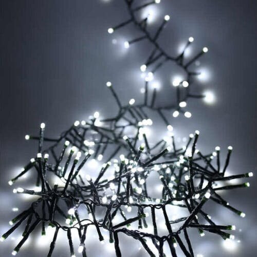 Noma 480 LED CLUSTER Lights : Multifunction : Plug-in with Timer : Bright White 1