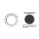 Lizard Skins Neoprene Chainstay Protector : Black : L 3