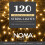 Noma 120 LED Christmas Tree Lights : Green Cable : Plug-in with Timer : Warm White 1