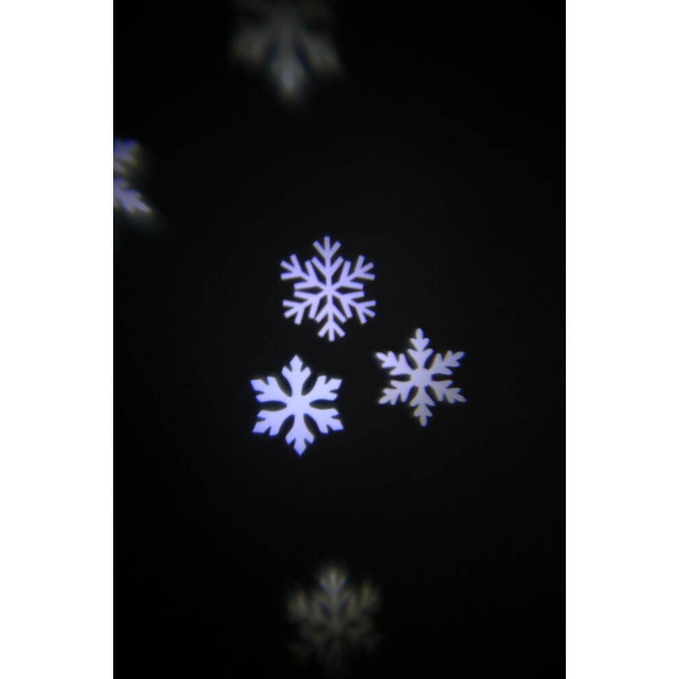 Battery operated deals snowflake projector