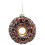 Christmas Tree Glass Bauble : 10cm Ring Donut 1