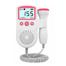 Fetal Doppler Heartbeat Monitor K1 - Prenatal Baby Heart Rate Detector with LCD Display, Safe Ultrasonic Probe