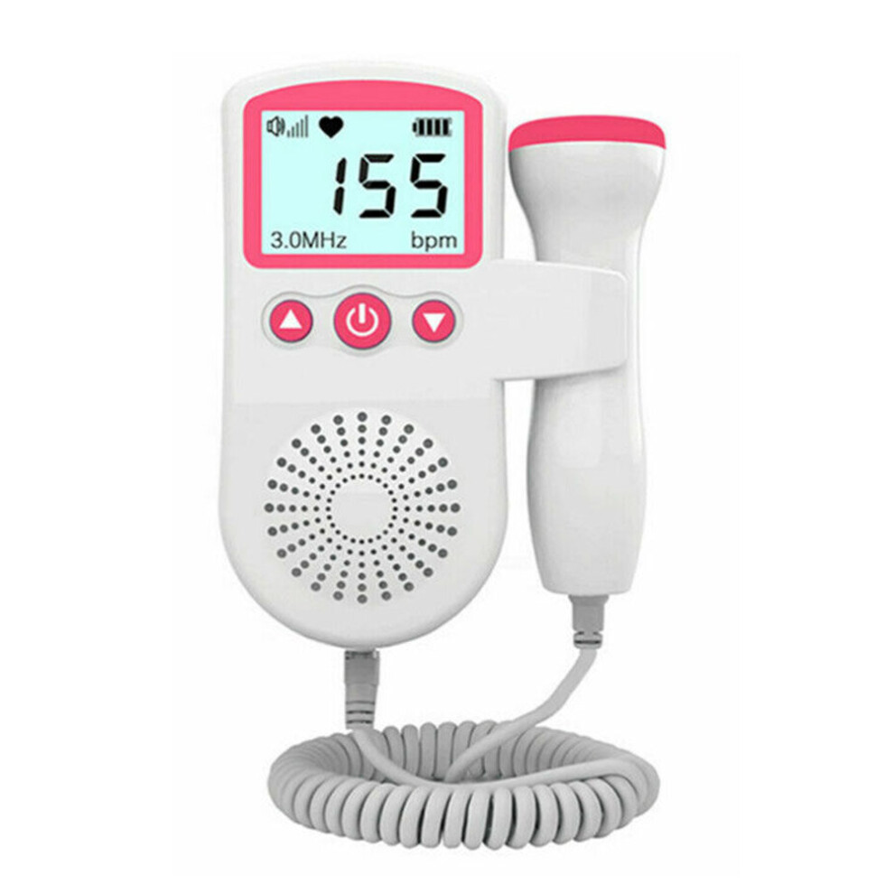 Fetal Doppler Detector Baby Heart Beat Rate Probe Prenatal Monitor Ultrasonic K1