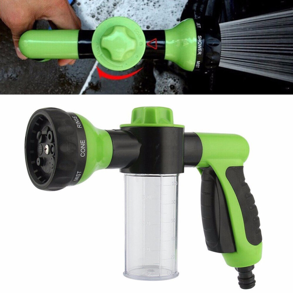 8 In 1 Pressure Foam Mix Spray Nozzle Water Gun Pet Wash Car Wash 9339130113665