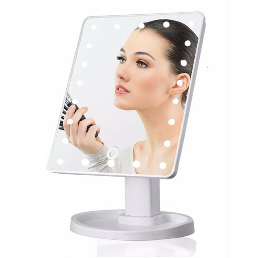 White Led Screen Magnifying Cosmetic Makeup Vanity Mirror Best