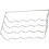 SPARES2GO Wine Bottle Rack Shelf Insert for Caple Fridge (460 x 290 x 70mm) 4