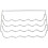 SPARES2GO Wine Bottle Rack Shelf Insert for Caple Fridge (460 x 290 x 70mm) 6