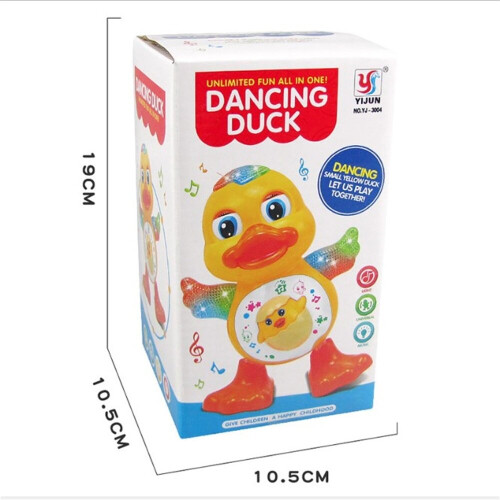 Kids Dancing Duck Toys Musical Lighting Doll Educational Interactive Toy 2