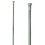 (Silver / Chrome, 110 - 200cm) Telescopic Heavy Duty Extendable Curtain Rod 1