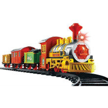 Christmas Train Set 14pcs Musical Sound Headlights Battery Optd Tree