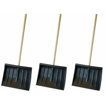 3x Heavy Duty Strong Snow Shovel Scooper Car Spade Winter Metal 120cm