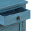 VidaXL vidaXL Solid Mango Wood Bedside Table 40x30x50cm Blue Bedroom Nightstand Unit 9