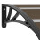 VidaXL vidaXL Vordach Schwarz 240x100 cm PC 4