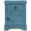 VidaXL vidaXL Solid Mango Wood Bedside Table 40x30x50cm Blue Bedroom Nightstand Unit 5