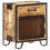 VidaXL vidaXL Bedside Cabinet Solid Rough Mango Wood Nightstand Bedstand Bed Cabinet 11
