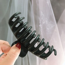 (Black) Lady Hair Claw Clips Hair Claw Cute Large Size Hairpin Women Hair Accessories