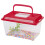 URBN Living (Red) Plastic Aquarium Fish Tank Starter Kit Goldfish 3