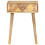 VidaXL vidaXL Solid Mango Wood Bedside Cabinet 43x30x58cm Nightstands Sideboards Desk 3