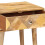 VidaXL vidaXL Solid Mango Wood Bedside Cabinet 43x30x58cm Nightstands Sideboards Desk 5