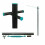 (Single Pole ) 2.4m Galvanised Heavy Duty Washing Line 3