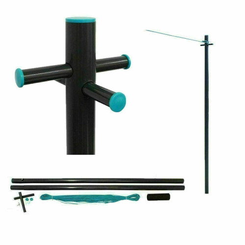 (Single Pole ) 2.4m Galvanised Heavy Duty Washing Line 2