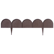 (20, Brown) Plastic Garden Line Grass Lawn Panel Wall Fences