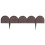 Prosperplast (20, Brown) Plastic Garden Line Grass Lawn Panel Wall Fences 1