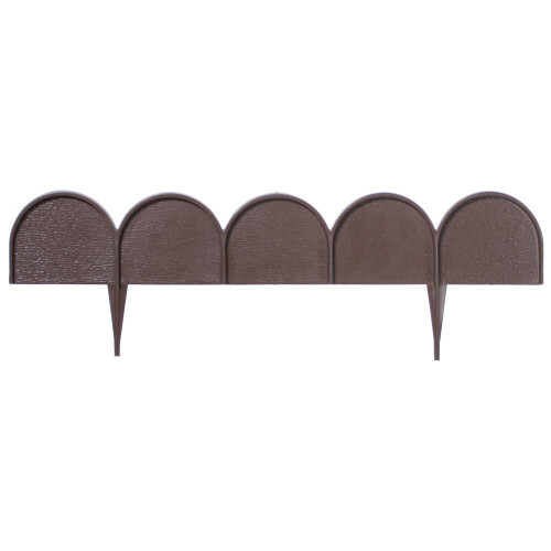 Prosperplast (20, Brown) Plastic Garden Line Grass Lawn Panel Wall Fences
