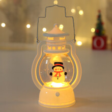 (C) Christmas Santa Lantern Wind Light Merry Christmas Decoration LED Light for Home Navidad Pendant Xmas Ornament New Year Gift