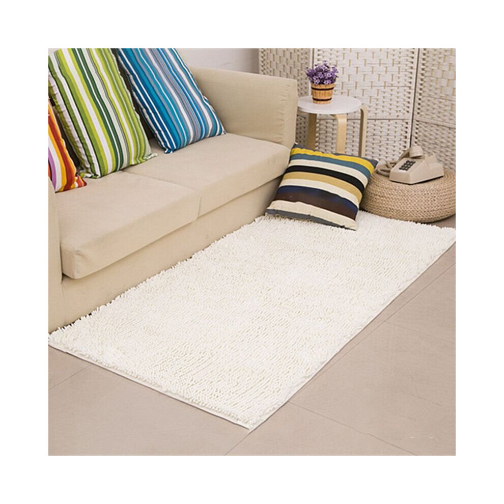 Long Microfiber Shaggy Non Slip Absorbent Bath Mat Bathroom Shower Rugs Carpet