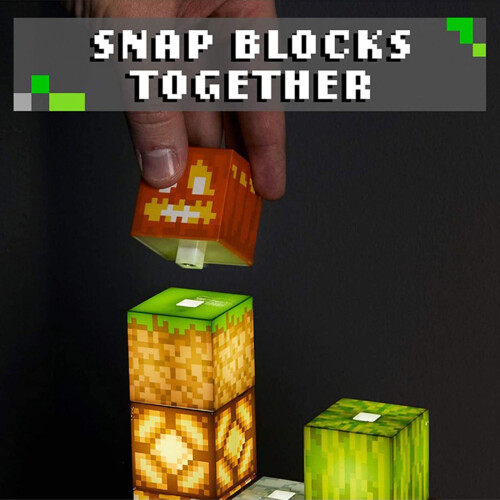 Lampe veilleuse à points Minecraft 2