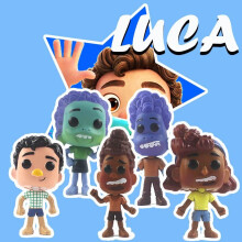5pcs Pixar Luca Figures 10cm Alberto Giulia Figurines Miniatures Cake Toppers
