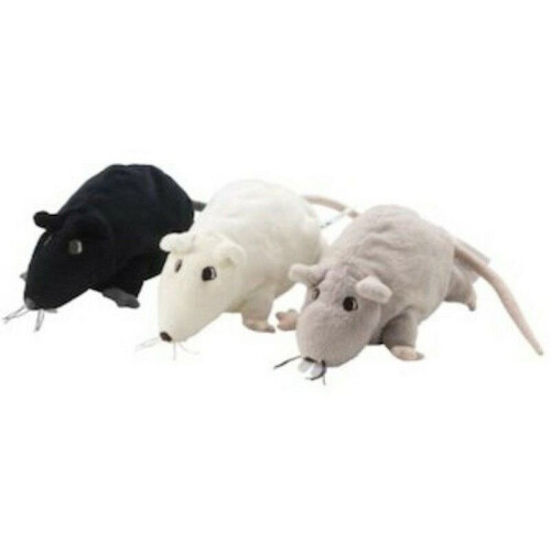 (3pcs) Gosig Ratta Black Rat Soft Toy Plush Cuddly Teddy Stoftier Peluche Stuffed Toy