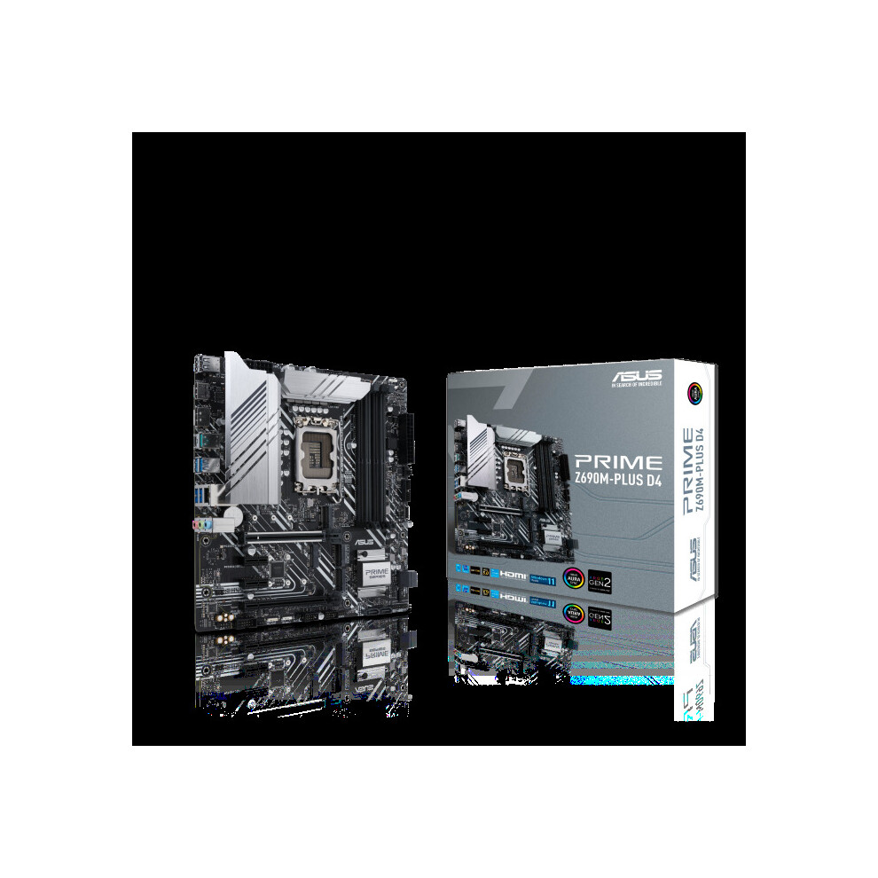 Asus Prime Z690M-Plus D4 Motherboard Cpu Socket Lga1700 Intel Ddr4