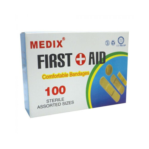 Medix First Aid Plaster Long 100's 1ASFAL