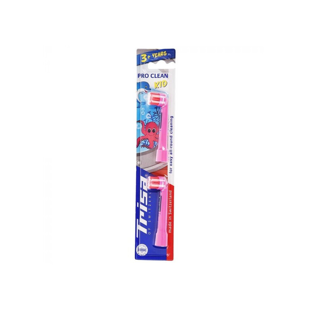 Trisa Pro Clean Kid 3+ Years Replacement Heads 2'S 290209