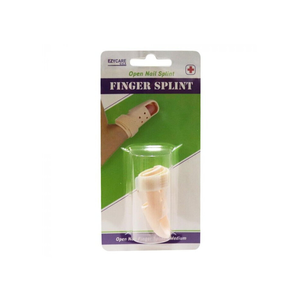 Ezycare Open Nail Finger Splint M 17493